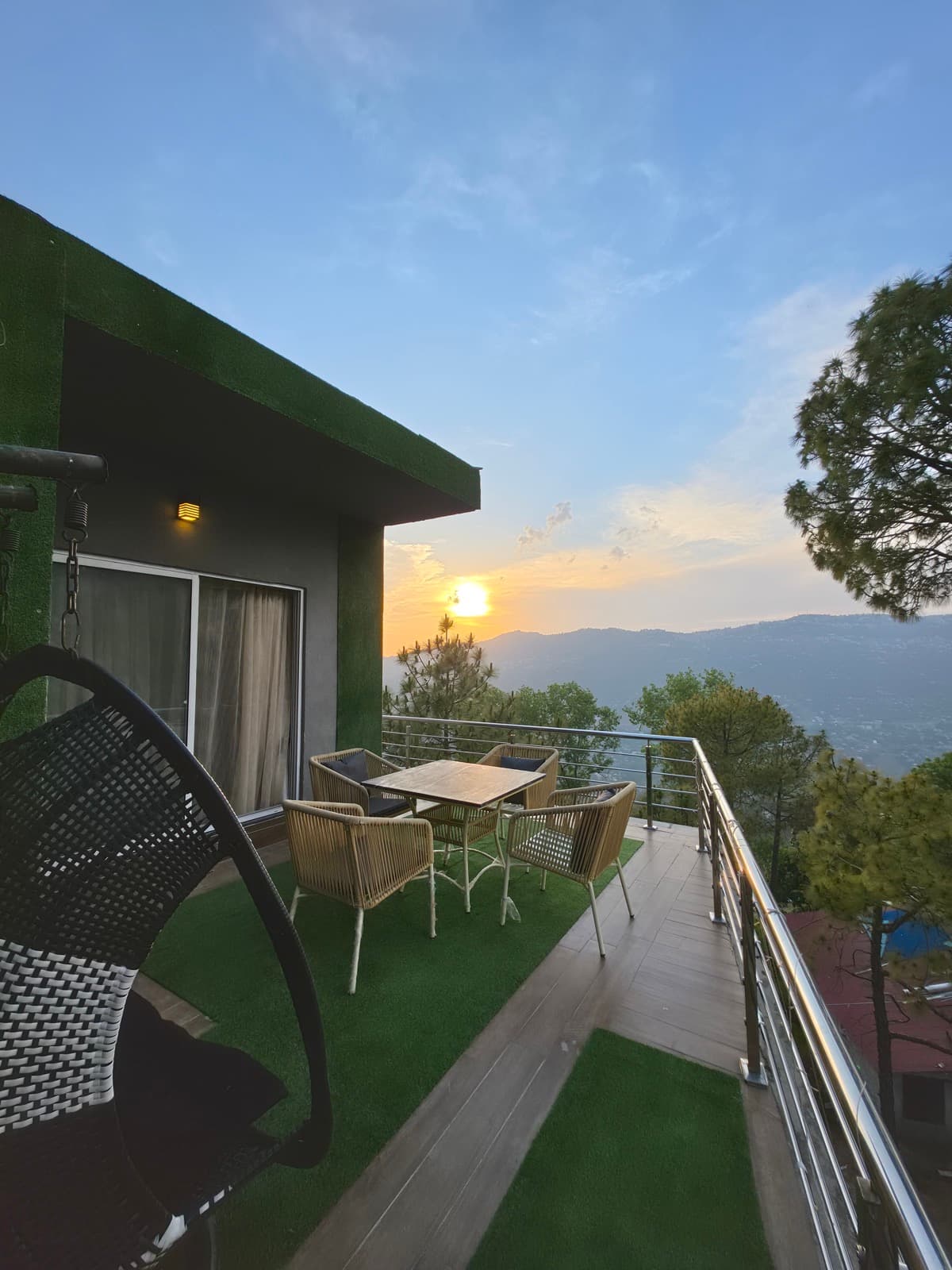 Balcony at The Crib